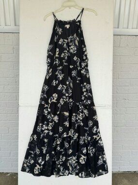 Summer Floral Maxi Dress Women's Large